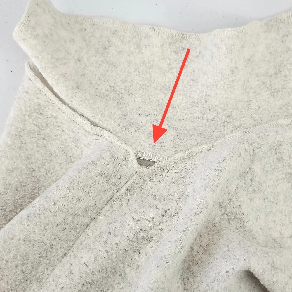 Vintage 90s Victoria's Secret Country Fleece Button Up Shacket‎ Medium Oatmeal